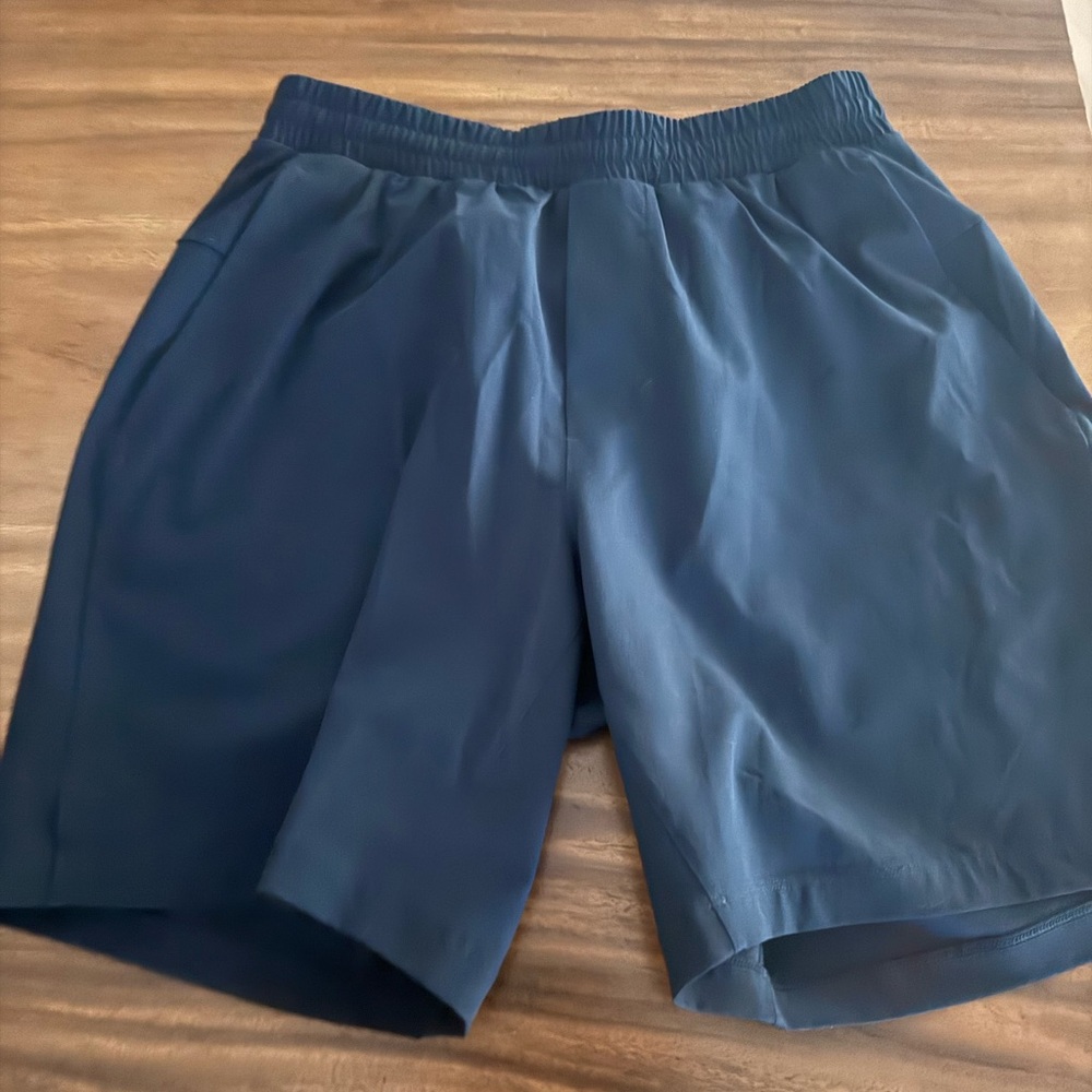 Lululemon Athletica Blue Swim Trunks Lightweight Moisture-Wicking